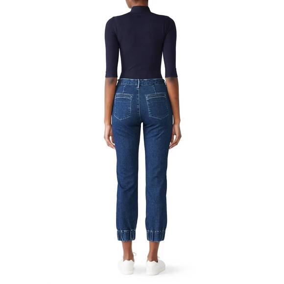 3X1 3x1 x jason wu denim trousers in blue - Picture 3 of 4